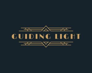 Luxury Art Deco Boutique logo design