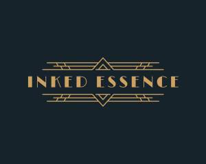 Luxury Art Deco Boutique logo design