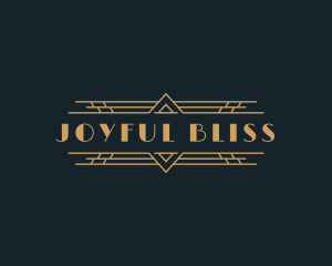 Luxury Art Deco Boutique logo design