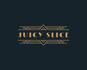 Luxury Art Deco Boutique logo design