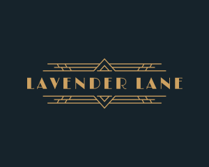 Luxury Art Deco Boutique logo design