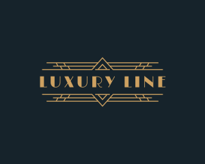 Luxury Art Deco Boutique logo design