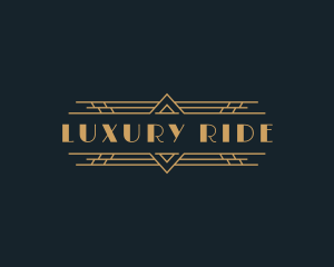 Luxury Art Deco Boutique logo design