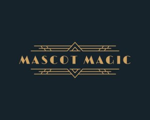 Luxury Art Deco Boutique logo design