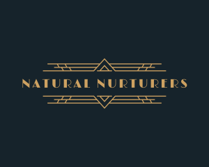 Luxury Art Deco Boutique logo design