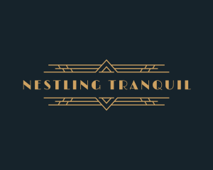 Luxury Art Deco Boutique logo design