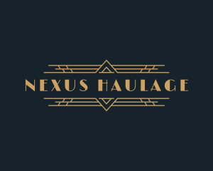 Luxury Art Deco Boutique logo design