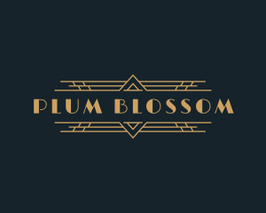 Luxury Art Deco Boutique logo design