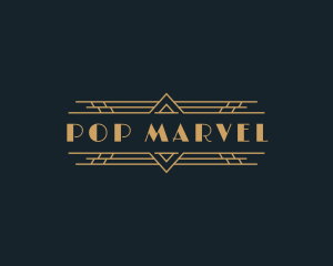 Luxury Art Deco Boutique logo design