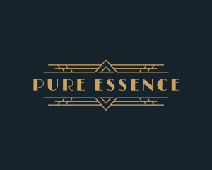 Luxury Art Deco Boutique logo design