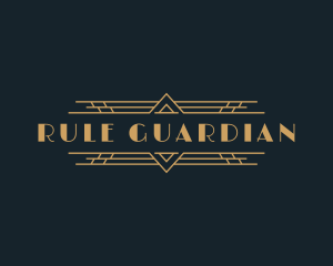 Luxury Art Deco Boutique logo design