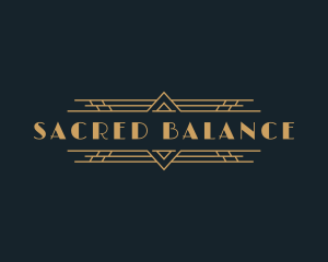 Luxury Art Deco Boutique logo design