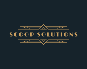 Luxury Art Deco Boutique logo design