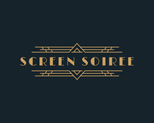 Luxury Art Deco Boutique logo design