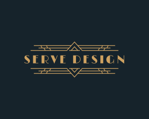 Luxury Art Deco Boutique logo design