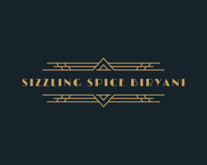 Luxury Art Deco Boutique logo design