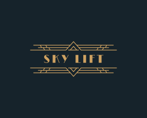 Luxury Art Deco Boutique logo design