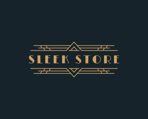 Luxury Art Deco Boutique logo design