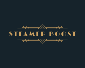 Luxury Art Deco Boutique logo design