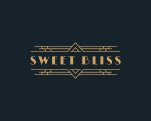 Luxury Art Deco Boutique logo design