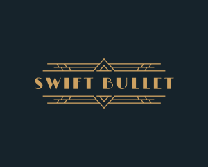 Luxury Art Deco Boutique logo design