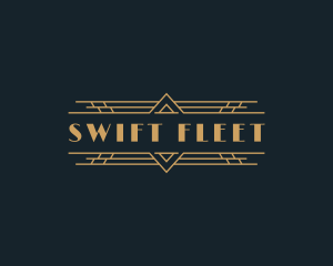 Luxury Art Deco Boutique logo design