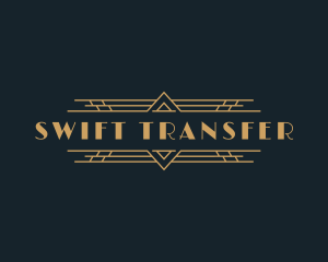 Luxury Art Deco Boutique logo design