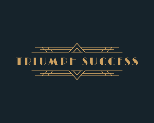 Luxury Art Deco Boutique logo design