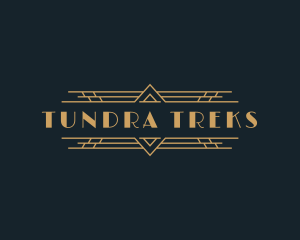 Luxury Art Deco Boutique logo design