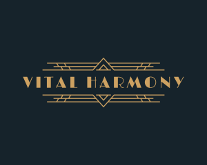 Luxury Art Deco Boutique logo design