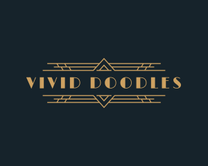 Luxury Art Deco Boutique logo design