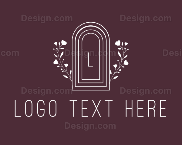 Floral Arch Window Logo