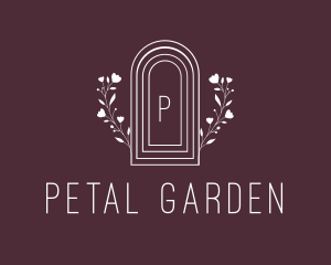 Floral Arch Window logo design