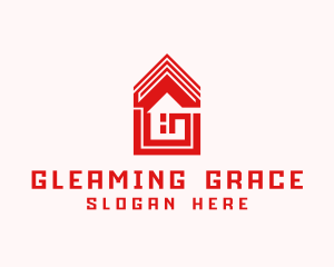 Real Estate Housing Letter G logo design