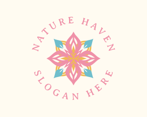 Natural Floral Pattern logo design