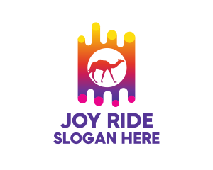 Desert Camel Ride logo design