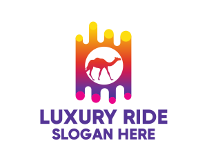 Desert Camel Ride logo design