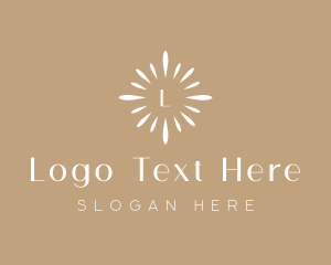 Floral Sun Decor logo design