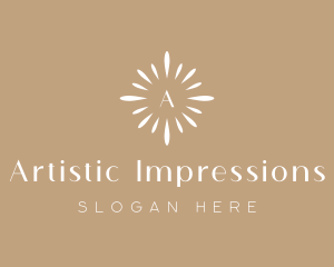 Floral Sun Decor logo design