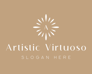 Floral Sun Decor logo design