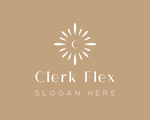 Floral Sun Decor logo design