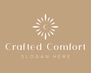 Floral Sun Decor logo design