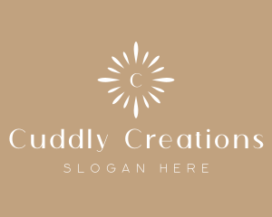 Floral Sun Decor logo design