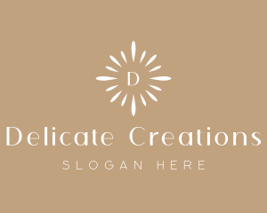 Floral Sun Decor logo design