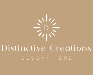 Floral Sun Decor logo design