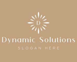 Floral Sun Decor logo design