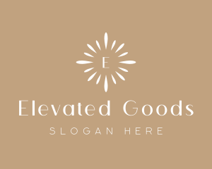 Floral Sun Decor logo design