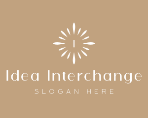 Floral Sun Decor logo design