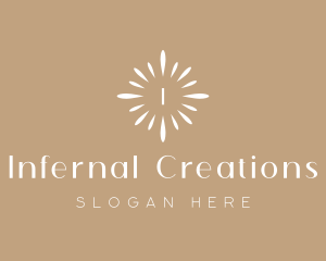 Floral Sun Decor logo design