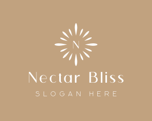 Floral Sun Decor logo design